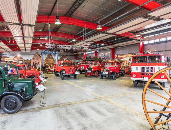Ausstellungshalle im Feuerwehr - und Technikmuseum