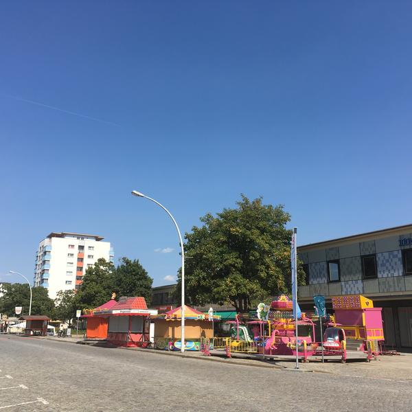Stadtfest Aufbau 