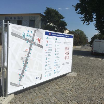 Stadtfest Aufbau 