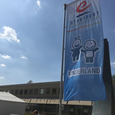 Stadtfest Aufbau 