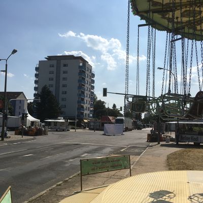 Stadtfest Aufbau 
