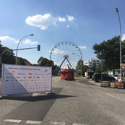 Stadtfest Aufbau 