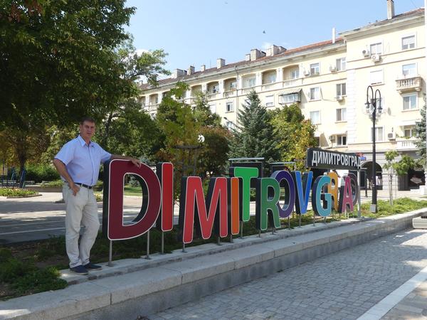 B&uuml;rgermeister Frank Balzer in Dimitrovgrad