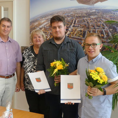 Ausbildungsstart im Rathaus