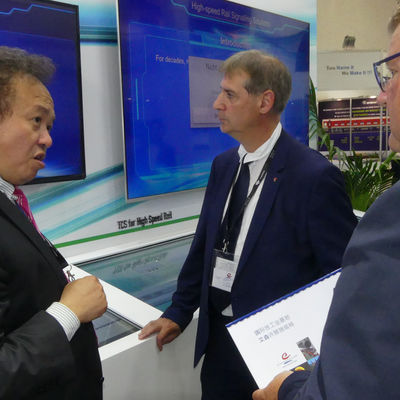Auf der Innotrans 2018 in Berlin