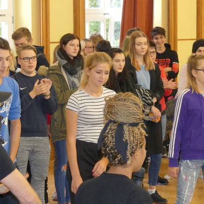 Projekttag "Instand Acts" an der Gesamtschule III am 02. Oktober 2018