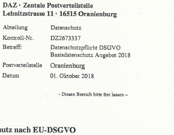 Datenschutzauskunftszentrale
