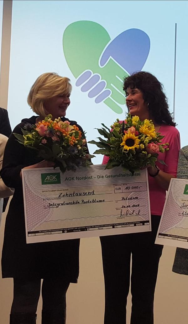 Ehrung Kita Pusteblume und Familienzentrum