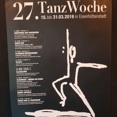 Plakat der 27. Tanzwoche