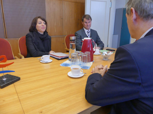 Ministerin Susanna Karawanskij besucht Eisenhüttenstadt