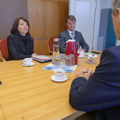 Ministerin Susanna Karawanskij besucht Eisenh�ttenstadt