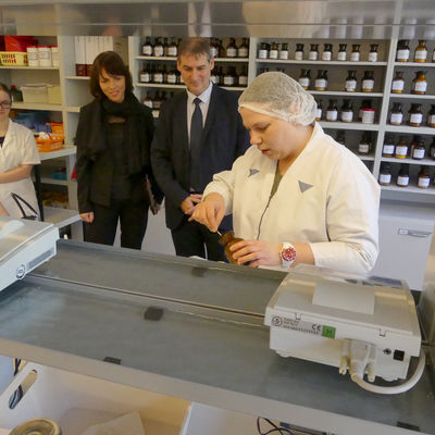 Ministerin Susanna Karawanskij besucht Eisenh�ttenstadt.