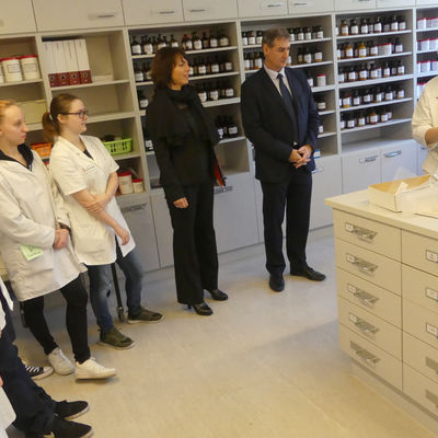 Ministerin Susanna Karawanskij besucht Eisenh�ttenstadt.