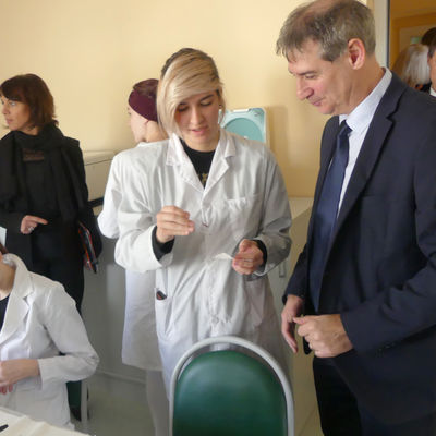 Ministerin Susanna Karawanskij besucht Eisenh�ttenstadt.