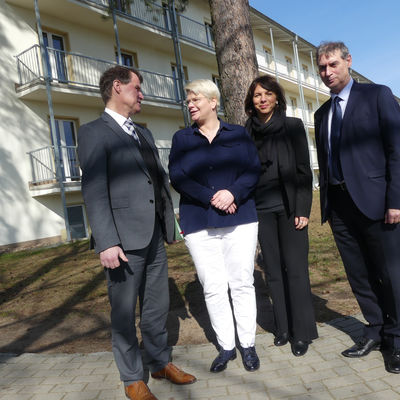 Ministerin Susanna Karawanskij besucht Eisenh�ttenstadt.