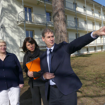 Ministerin Susanna Karawanskij besucht Eisenh�ttenstadt.