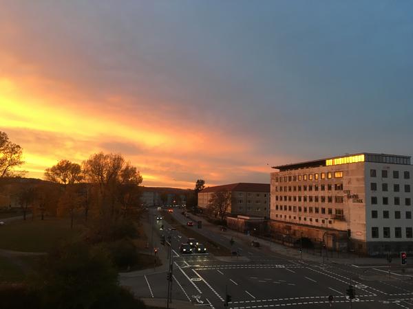 Gegen&uuml;ber des Hotel Lunik m&uuml;ssen B&auml;ume gef&auml;llt werden