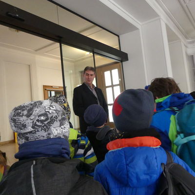 Besucht der Klasse 3b der Goethegrundschule aus Eisenh�ttenstadt