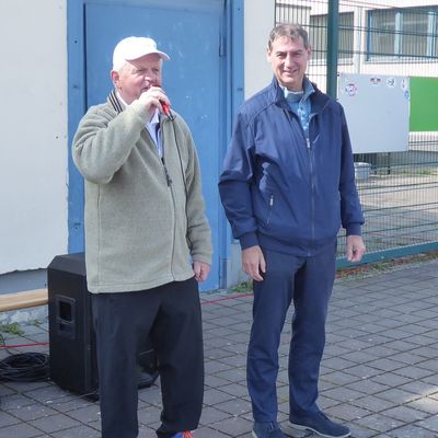 Er�ffnung des 24. Turniers durch B�rgermeister Frank Balzer und Vereinsvorsitzenden Manfred Borchert