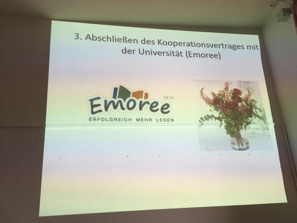 Kooperation zwischen Emoree und der Goethegrundschule