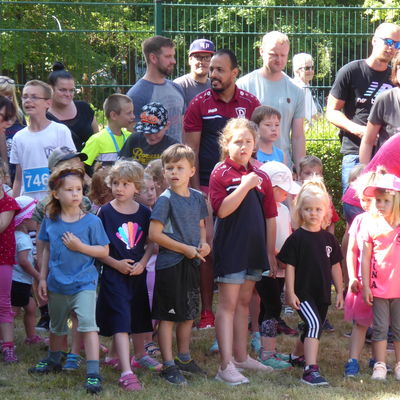 Startklar zum Bambini-Lauf 
