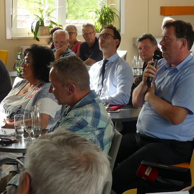 Einwohnerversammlung in Eisenh�ttenstadt 2019