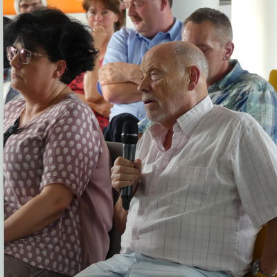 Einwohnerversammlung in Eisenh�ttenstadt 2019