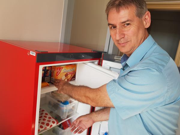 Eiskalte &Uuml;berraschung f&uuml;r die Mitarbeiterinnen und Mitarbeiter der Stadtverwaltung durch B&uuml;rgermeister Frank Balzer.