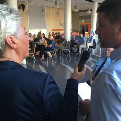 Podiumsdiskussion Sicherheit in Eisenh�ttenstadt