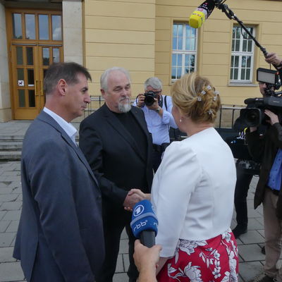 Besuch Bundesministerin Franziska Giffey am 21. August 2019 in Eisenh�ttenstadt