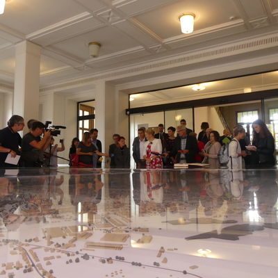 Besuch Bundesministerin Franziska Giffey am 21. August 2019 in Eisenh�ttenstadt