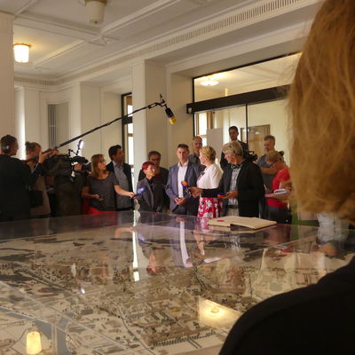 Besuch Bundesministerin Franziska Giffey am 21. August 2019 in Eisenh�ttenstadt
