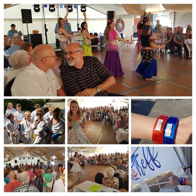 Collgae: Im H�tte-Treff war drei Tage Hochstimmung.