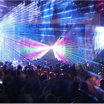 Lasershow 2019 mit Lasergesicht