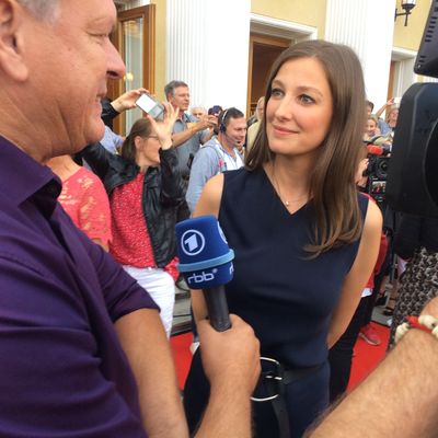 Filmpremiere in Eisenh�ttenstadt "Und der Zukunft zugewandt" 