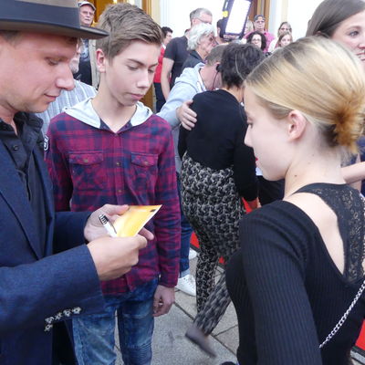 Filmpremiere in Eisenh�ttenstadt "Und der Zukunft zugewandt" 