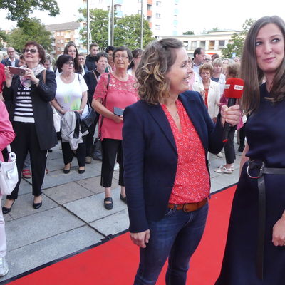 Filmpremiere in Eisenh�ttenstadt "Und der Zukunft zugewandt" 