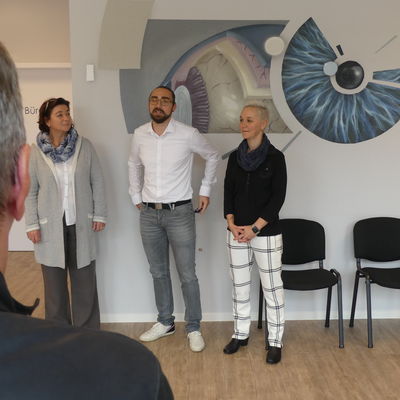 Er�ffnung des neuen Augenzentrums in Eisenh�ttenstadt