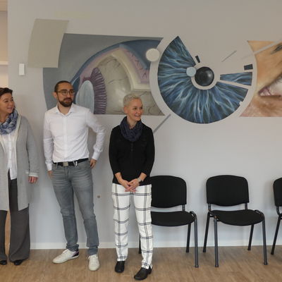 Er�ffnung des neuen Augenzentrums in Eisenh�ttenstadt