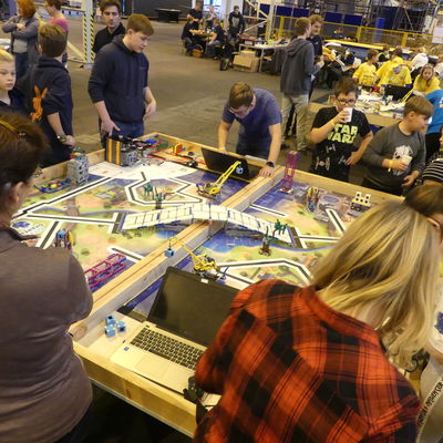 First Lego League auf der Woche der beruflichen Chancen