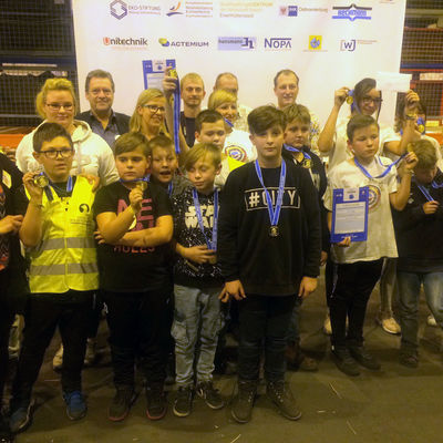 Siegerehrung First Lego League Eisenh�ttenstadt 2019