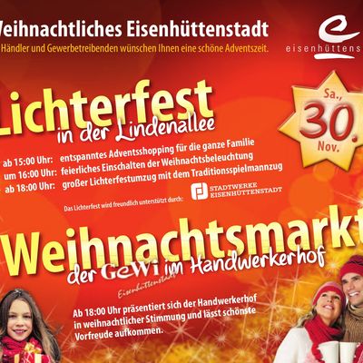 Lichterfest am 30.11.2019 in Eisenh�ttenstadt