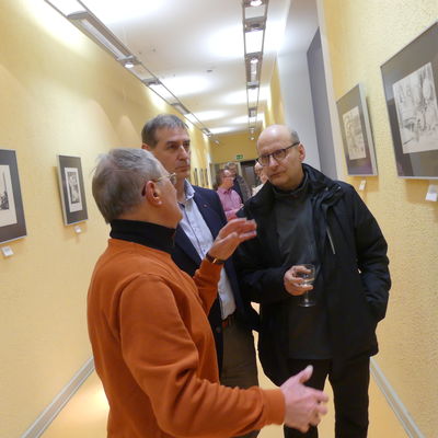 Er�ffnung der Flurgalerie des Standesamtes im Rathaus Eisenh�ttenstadt.