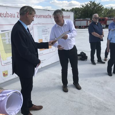 Grundsteinlegung Neue Zentrale Feuerwache
