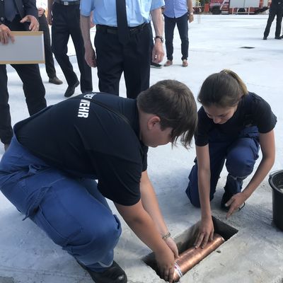 Grundsteinlegung Neue Zentrale Feuerwache