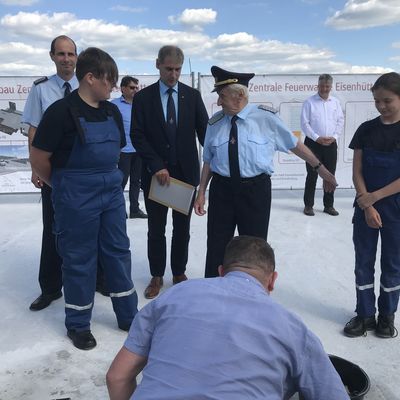 Grundsteinlegung Neue Zentrale Feuerwache