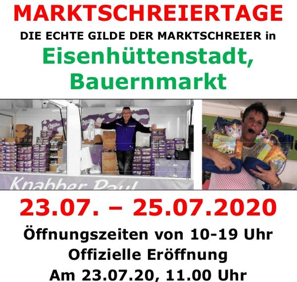 Marktschreiertage 2020 in Eisenhüttenstadt