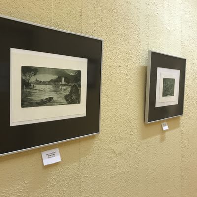 Neue Ausstellung in der Flurgalerie des Rathauses: Karl-Heinz Scharf, Willi Decker und K�nslerinnen und K�nstler des Zirkels "Bildnerisches Volksschaffen"