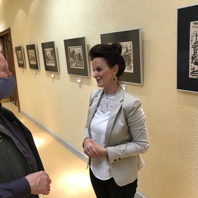 Neue Ausstellung in der Flurgalerie des Rathauses: Karl-Heinz Scharf, Willi Decker und K�nslerinnen und K�nstler des Zirkels "Bildnerisches Volksschaffen"