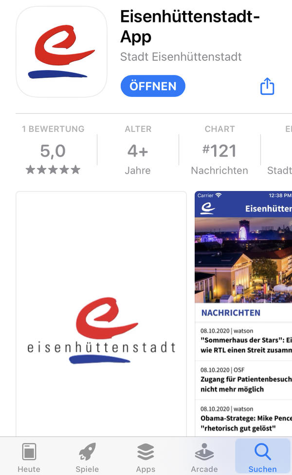 Neu in den App-Stores: Die Eisenh&uuml;ttenstadt-App